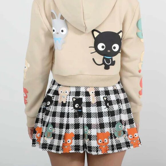 Dumbgood Chococat & Friends Mini Pleated Skirt - XS - Picture 4 of 8